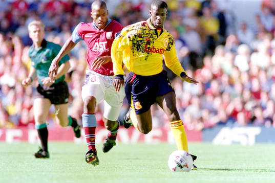 Fotboll, Premiership, Aston Villa - Nottingham Forest, 1-1