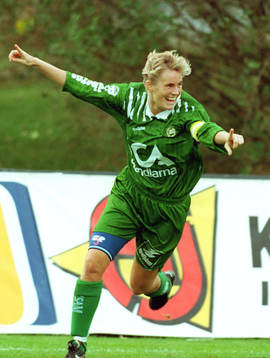 Lilie Persson, Hammarby, jublar