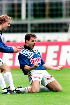 Niklas Gudmundsson, Halmstad jublar