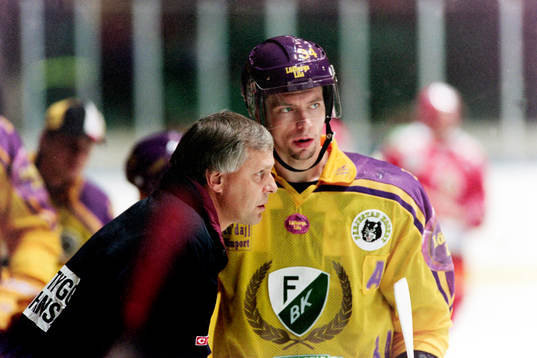 Conny Svensson, tränare och Roger Johansson, Färjestad