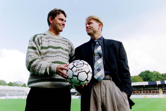 Thomas Wernerson, klubbdirektör och Mats Jingblad, ny