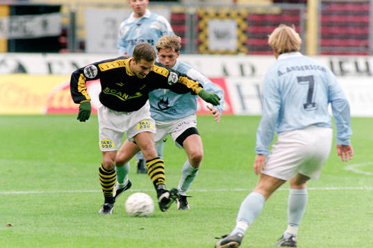 Ola Andersson, AIK med bollen