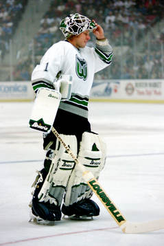 Sean Burke, målvakt, Hartford Whalers