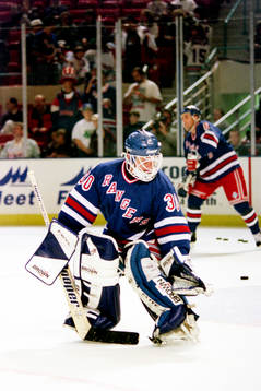 Glenn Healy, målvakt, New York Rangers