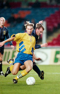 Andreas Andersson, Sverige med bollen