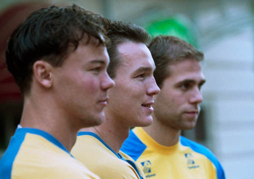 Joachim Björklund, Patrik Andersson och Teddy Lucic