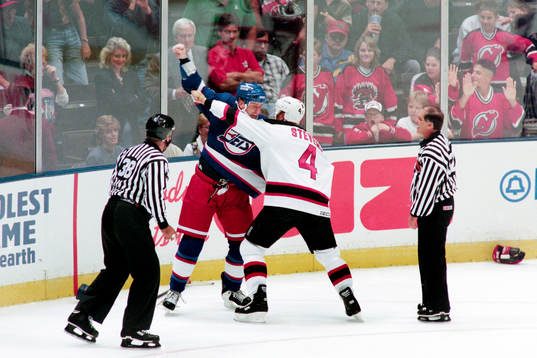 Scott Stevens, New Jersey Devils i slagsmål