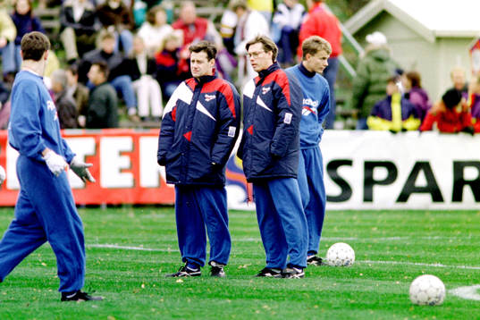 Stefan Lundin och Per Olsson, tränare i Gefle
