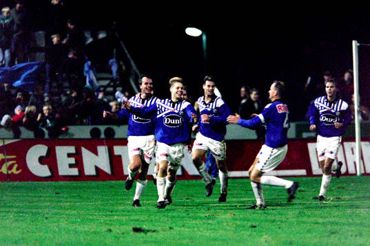 Robert Andersson och Halmstad jublar