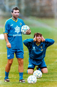 Hristo Stoichkov och Gianfranco Zola