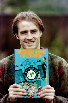 Magnus Arvidsson har kommit med i Guinness Rekordbok.