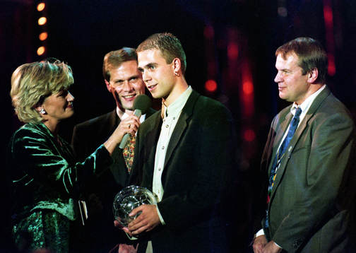 Fr.v Katarina Hultling, Lars-Christer Olsson, Teddy Lucic,