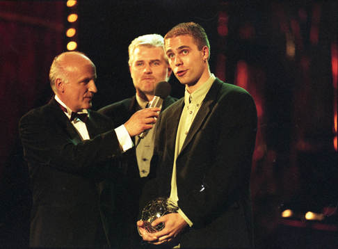 Arne Hegerfors, Glenn Hysén och årets back Teddy Lucic