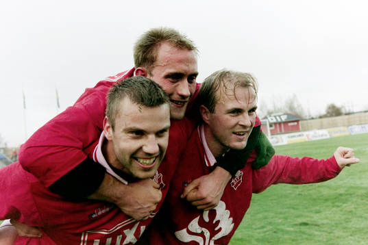Hans Eklund, Ludvig Ernstsson och Peter Wibrån, Öster
