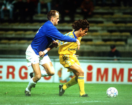 Filippo Inzaghi och Tommy Andersson
