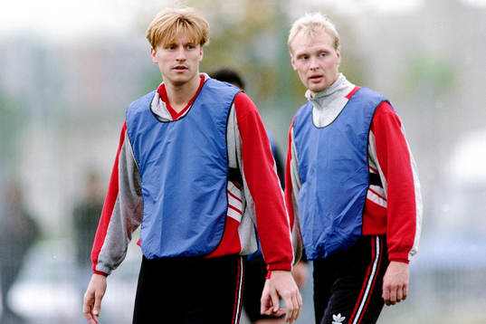 Kennet Andersson och Klas Ingesson, Bari