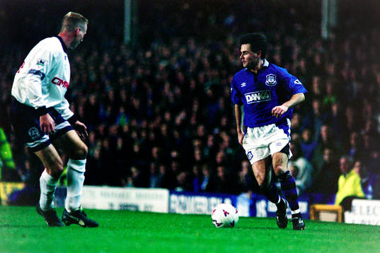 Anders Limpar, Everton med bollen
