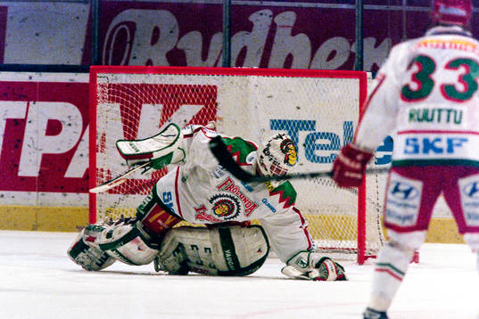 Mikael Sandberg, målvakt i Frölunda