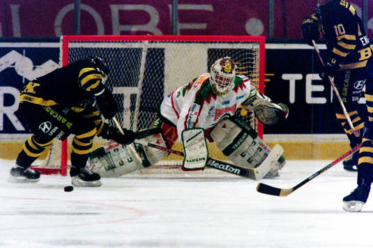 Mikael Sandberg, målvakt i Frölunda