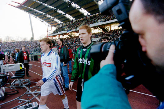 Fotboll, Bundesliga, Karlsruhe - Borussia Mönchengladbach,