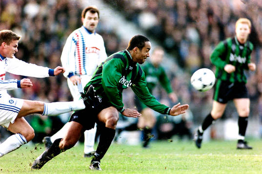 Fotboll, Bundesliga, Karlsruhe - Borussia Mönchengladbach,