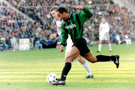 Fotboll, Bundesliga, Karlsruhe - Borussia Mönchengladbach,