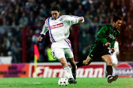 Fotboll, Bundesliga, Karlsruhe - Borussia Mönchengladbach,