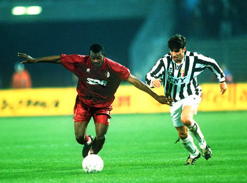 1995-12-03 Jocelyn Angloma, Torino och Alessandro Del