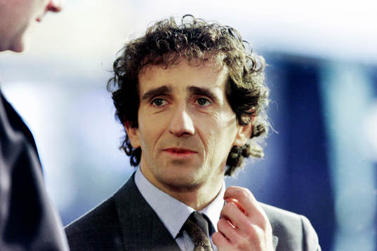 Alain Prost på plats