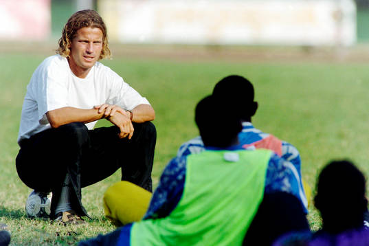 Roger Palmgren, förbundskapten i Sierra Leone