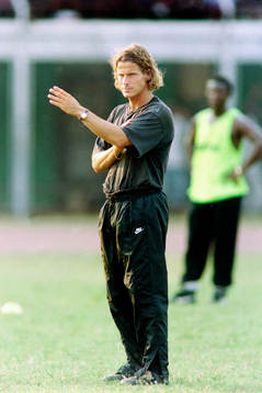 Roger Palmgren, förbundskapten i Sierra Leone