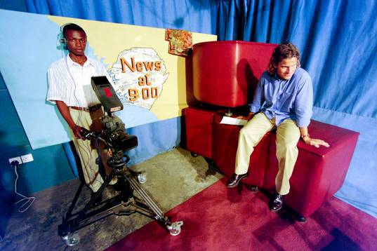 Roger Palmgren, förbundskapten i Sierra Leone