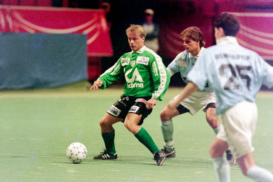 Fotboll, SM, 5-manna, Malmö - Enköping