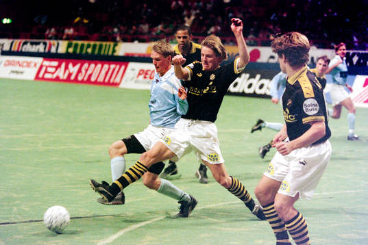 Fotboll, SM, 5-manna, Malmö - AIK