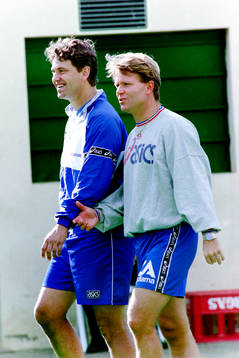 Thomas Wernerson, klubbdirektör och Mats Jingblad,