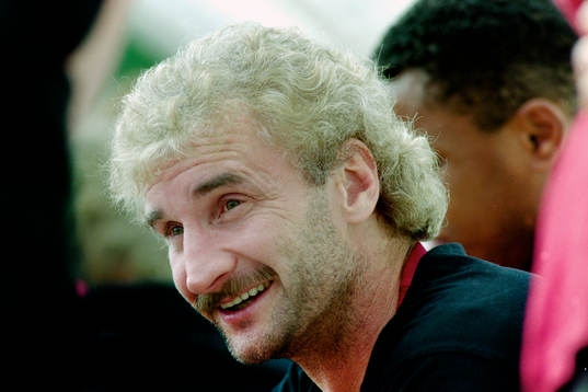 Rudi Völler på plats
