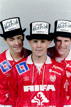Håkan Lindqvist, Tomas Johansson och Ken Burvall, Kalmar FF