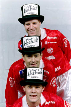 Håkan Lindqvist, Tomas Johansson och Ken Burvall, Kalmar FF