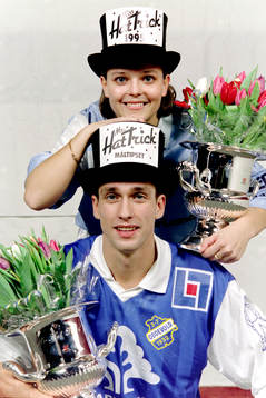 Peter Karlsson, Oddevold och Anika Bozicevic., Malmö