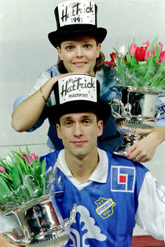 Peter Karlsson, Oddevold och Anika Bozicevic., Malmö