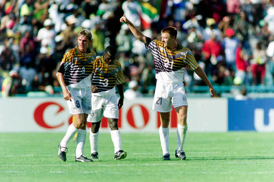 Neil Tovey, Sibusiso Nyathi och Eric Tinkler, Sydafrika