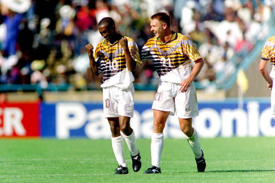 John Moshoey och Eric Tinkler, Sydafrika