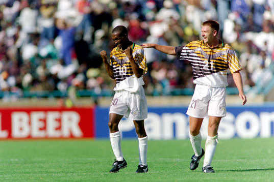 John Moshoey och Eric Tinkler, Sydafrika