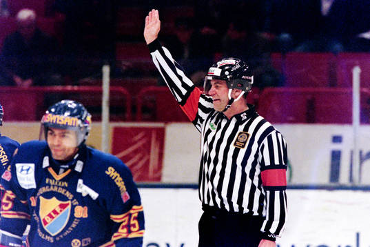Börje Andersson, domare i matchen