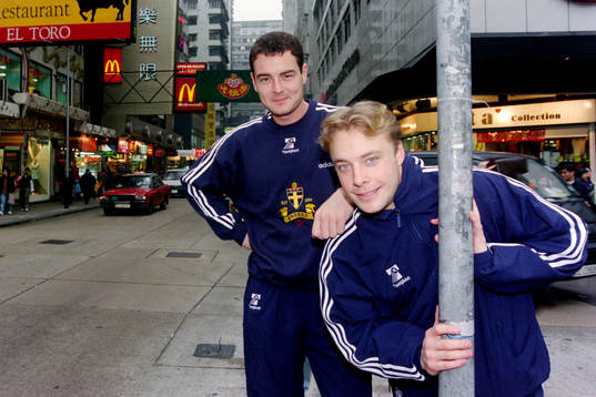 Christian Karlsson och Anders Andersson på stan