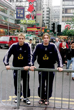 Niclas Alexandersson och Andreas Andersson på stan