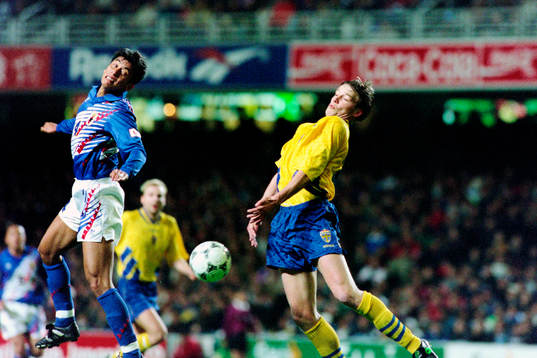 Fotboll, Sverige, Landslagsturné, Hongkong, Sverige -