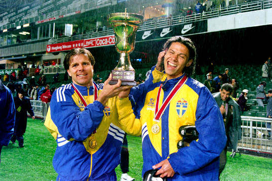 Bläddra bland fler bilder av Fotboll, Sverige, Hongkong, Sverige - Japan, 1-1, 5-4 efter straffar