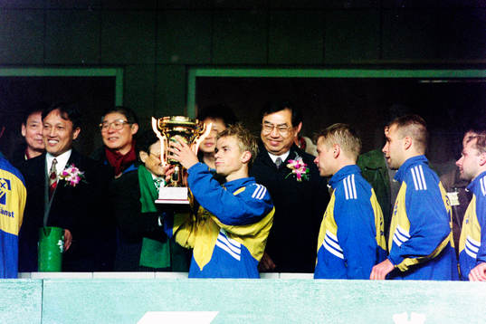 Fotboll, Sverige, Landslagsturné, Hongkong, Sverige -
