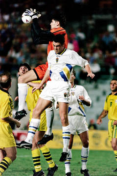 Fotboll, Sverige, Landslagsturné, Brisbane, Sverige -
